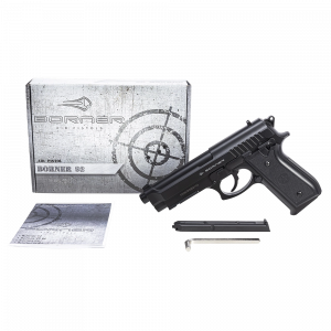 Пневматический пистолет Borner 92 (Beretta 92), кал. 4,5 мм, пластик Пневматический пистолет Borner 92 (Beretta 92), кал. 4,5 мм, пластик