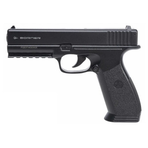 Пневматический пистолет Borner 17 (Glock 17) кал. 4,5 мм, пластик Пневматический пистолет Borner 17 (Glock 17) кал. 4,5 мм, пластик