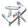 Нож перочинный Victorinox Spartan "Российский футбол", 91 мм, 12 функций, рукоять пластик, белый