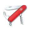 Нож перочинный Victorinox Waiter, 84 мм, 9 функций, рукоять пластик, красный Нож перочинный Victorinox Waiter, 84 мм, 9 функций, рукоять пластик, красный