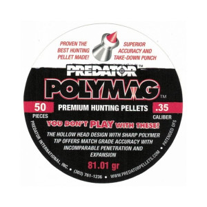 Пули JSB Predator Polymag 9,0 мм, 5,25 грамм, 50 штук