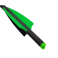 Стрела арбалетная карбоновая Centershot Toxic Carbon 16" Half Moon Nock Стрела арбалетная карбоновая Centershot Toxic Carbon 16" Half Moon Nock