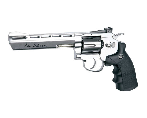 Пневматический револьвер ASG Dan Wesson 6" Silver (пулевой)