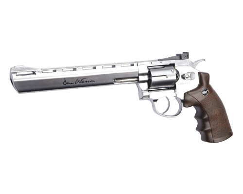 Пневматический револьвер ASG Dan Wesson 8" Silver