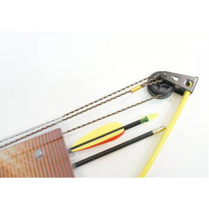 Детский блочный лук Man Kung MK-CB008, 4,5 кг, 84 см (желтый)