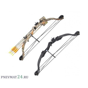 Детский блочный лук Man Kung MK-CB009, 11 кг, 84 см (камуфляж)